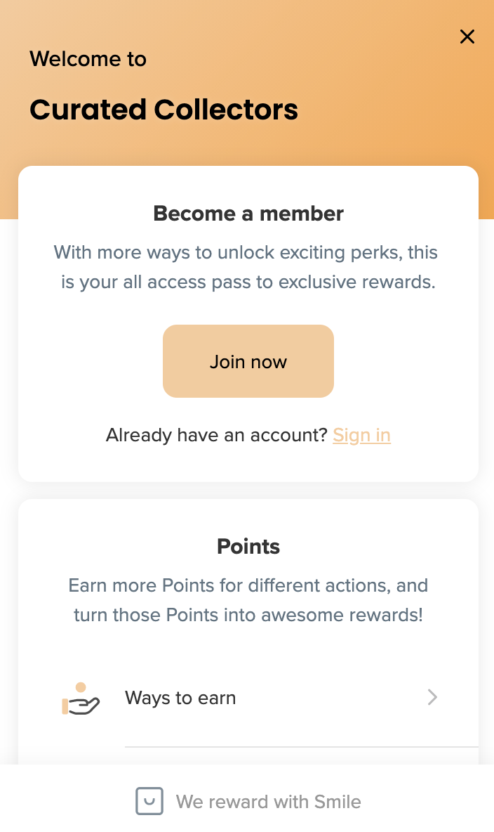 Join Our Rewards Program