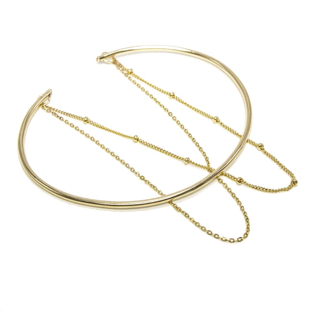 Layla Bar and Chain Bracelet