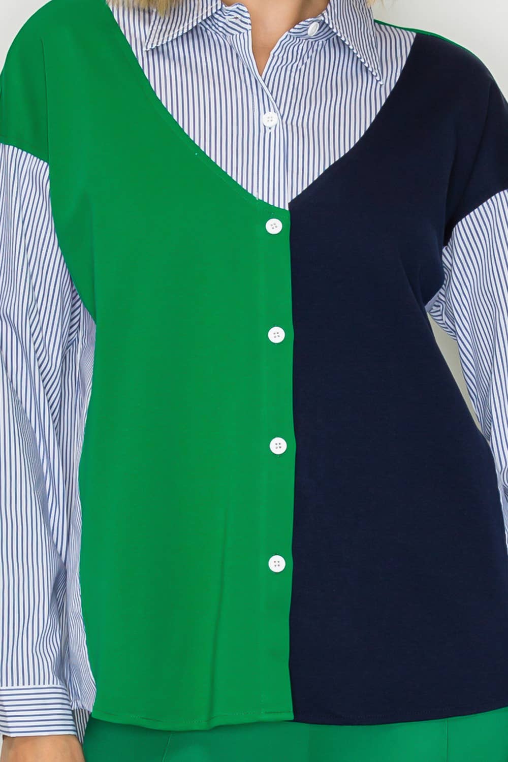 Wynn Colorblock Stripe Top
