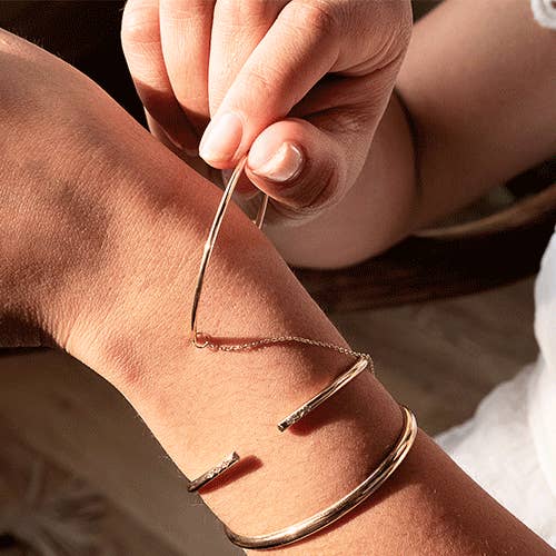 Bar and Chain Bracelet