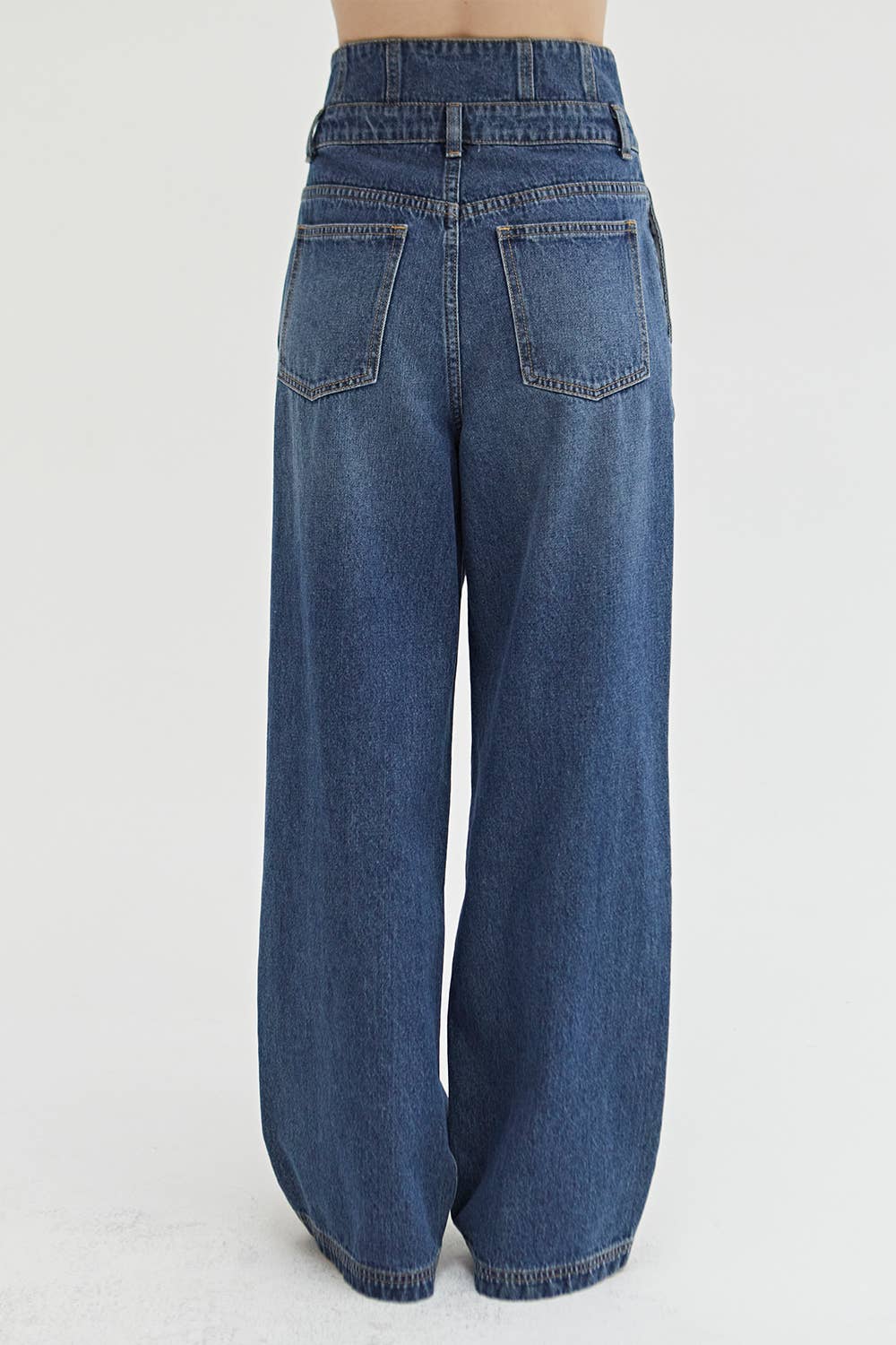 Eloise Corset Detailed Denim Pants