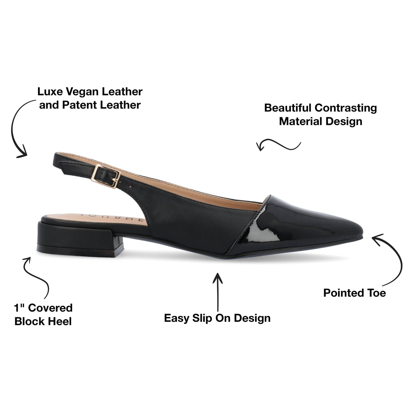 Bertie Slingback Flats