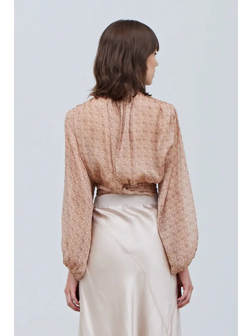 Shirring Romantic Blouse