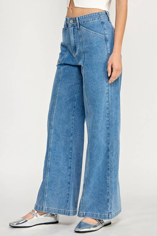 Power Denim Wide Legs Jeans
