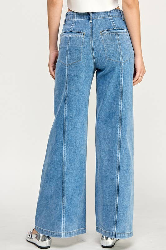Power Denim Wide Legs Jeans