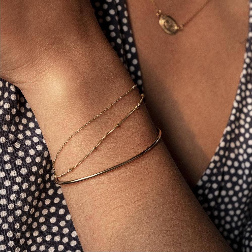 Layla Bar and Chain Bracelet