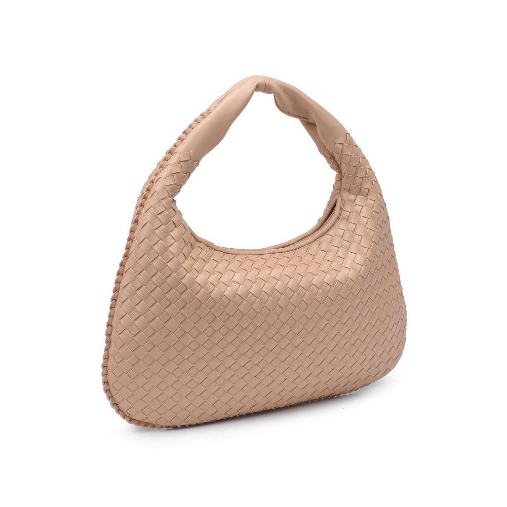 Adela Woven Hobo: Natural