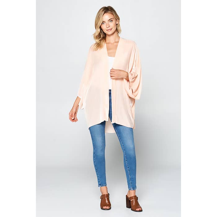Velvet Kimono Cardigan