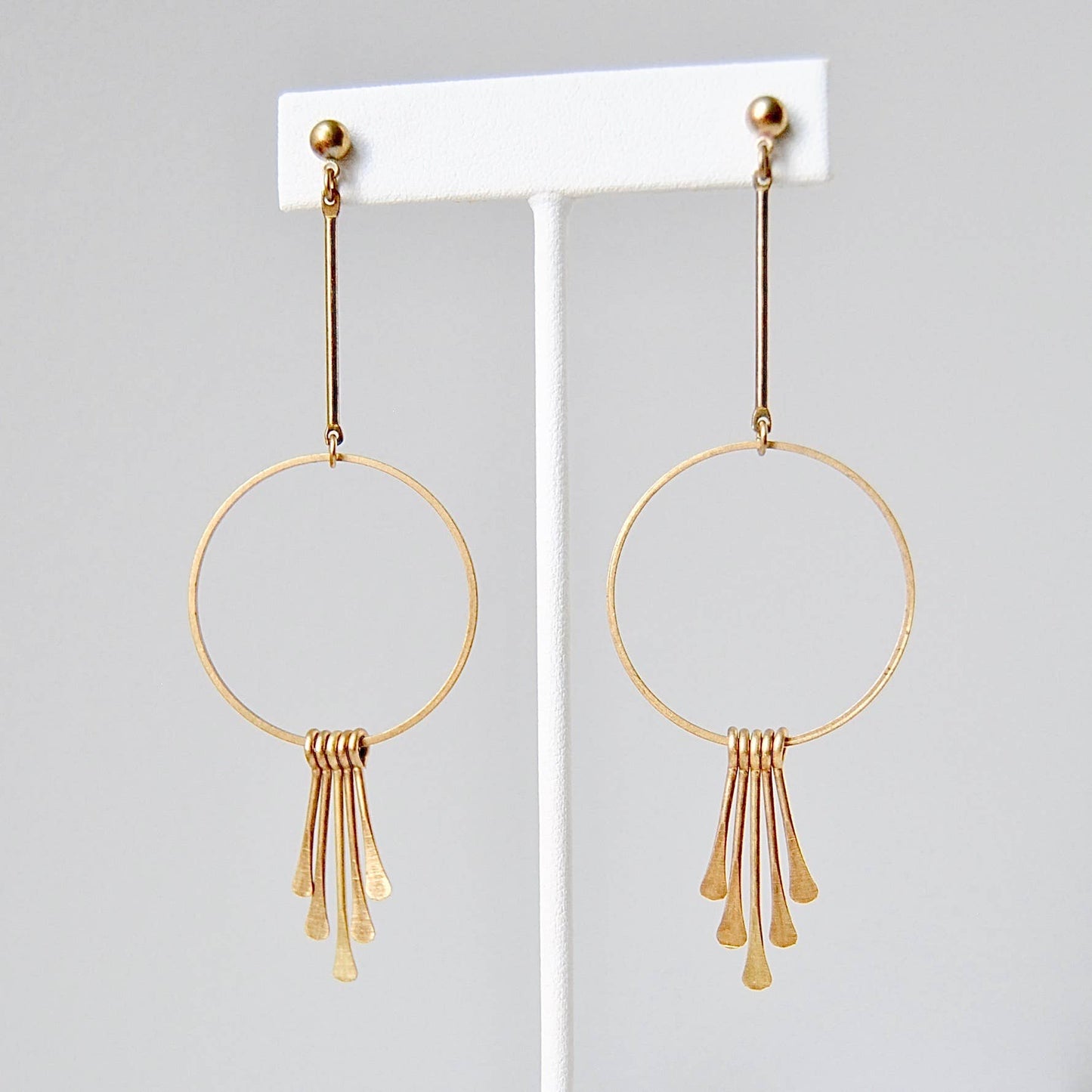 Boho Brass Earrings
