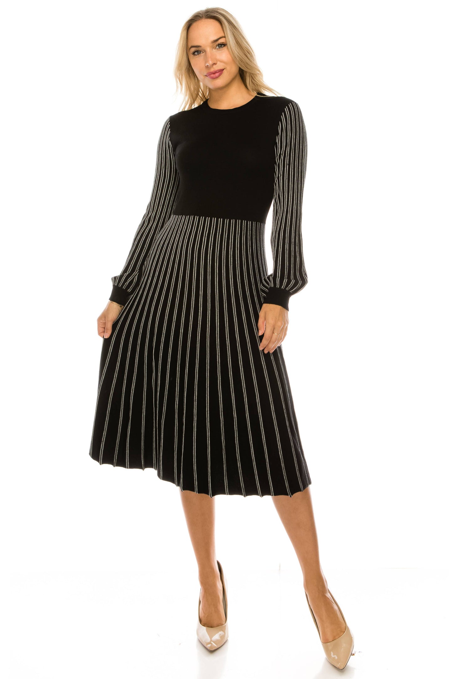 Knit Stripe Dress