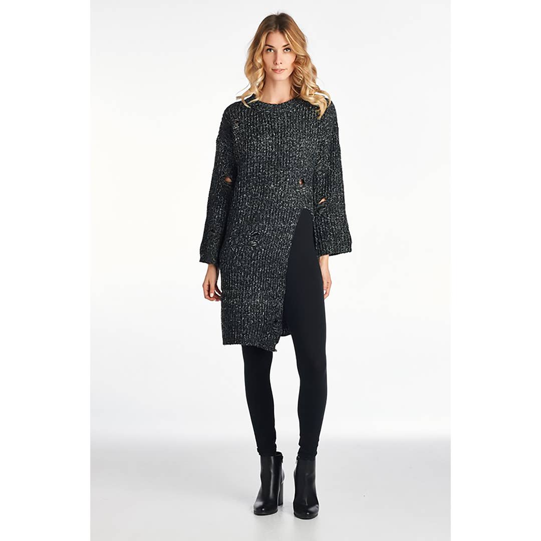 Charcoal Long Sleeve Sweater