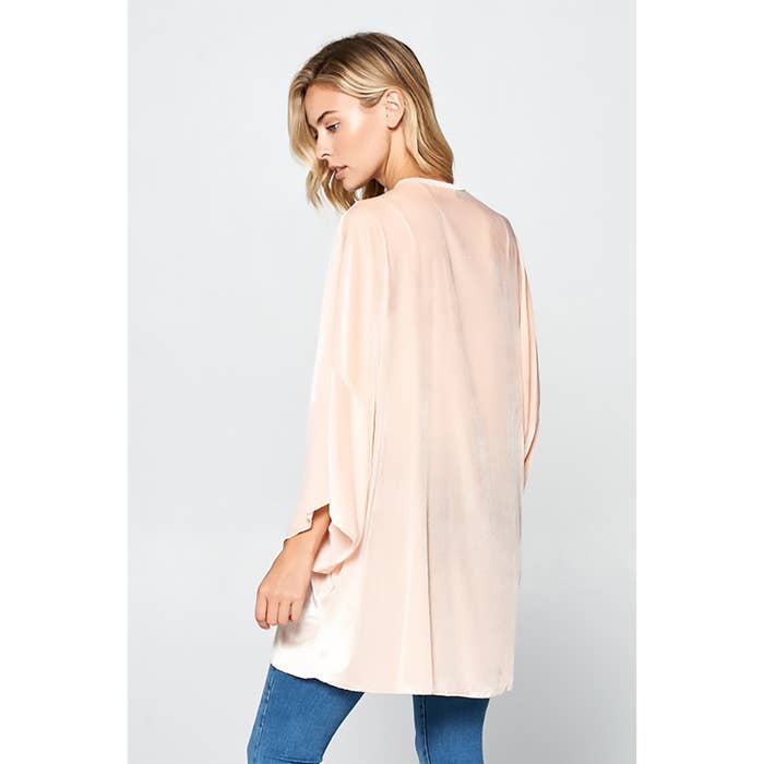 Velvet Kimono Cardigan