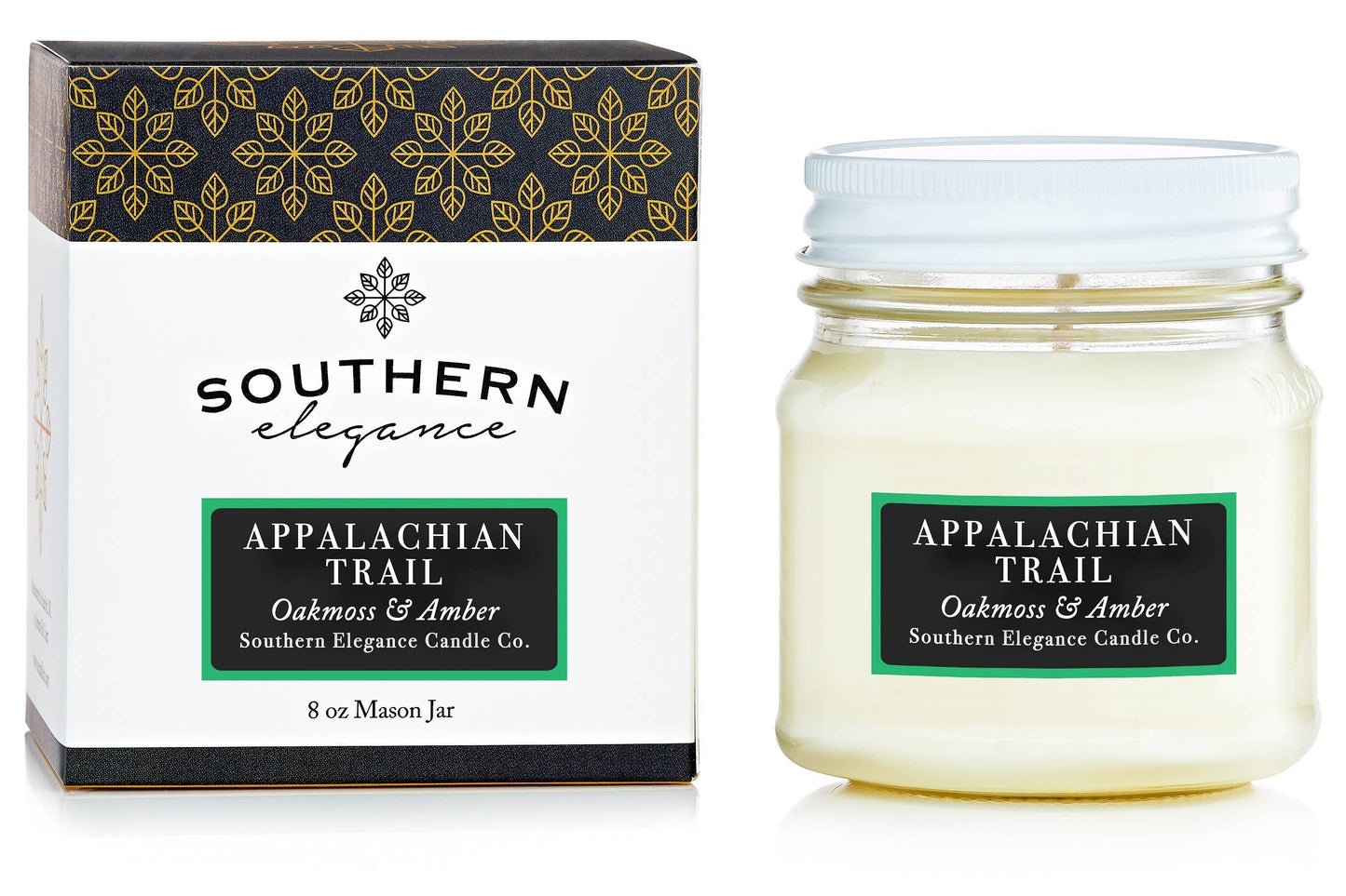 Nashville: Honeysuckle & Jasmine- Signature Scents: 8 oz Mason Jar Boxed (Year Round)