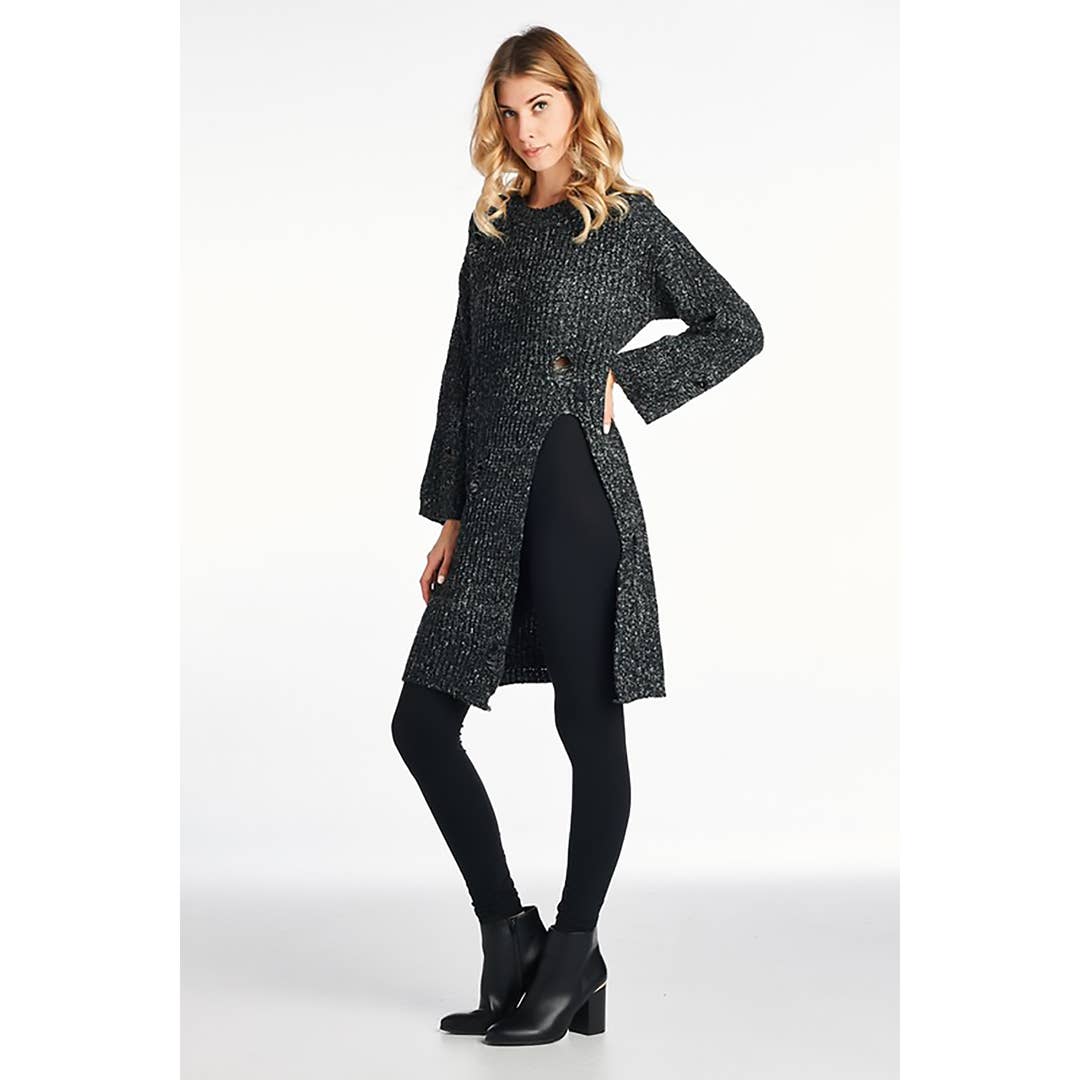 Charcoal Long Sleeve Sweater