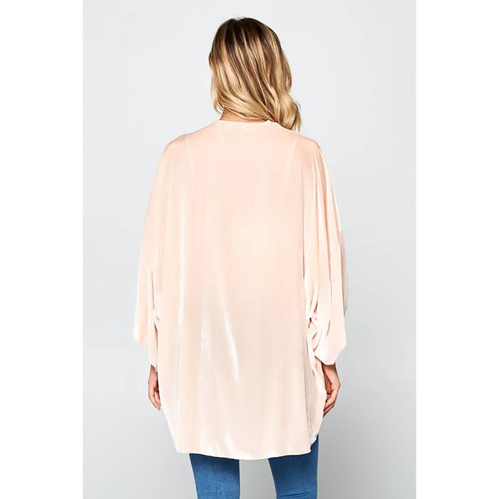 Velvet Kimono Cardigan
