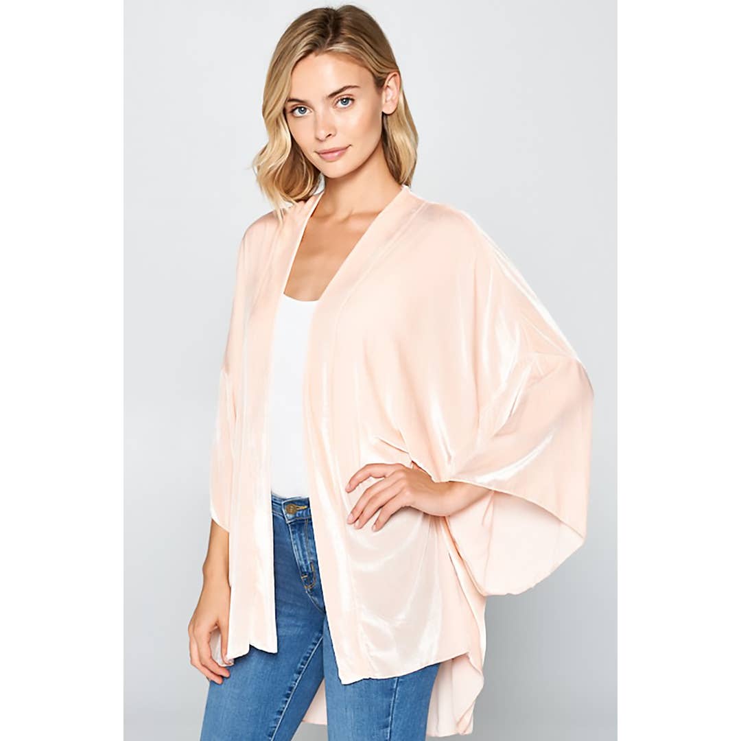 Velvet Kimono Cardigan