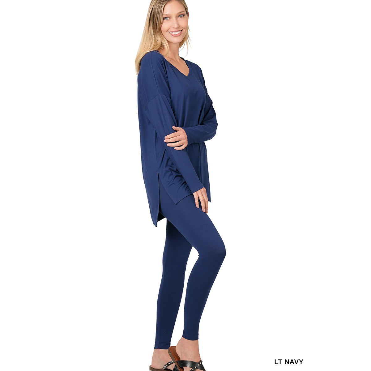 Brushed Microfiber Loungewear Set