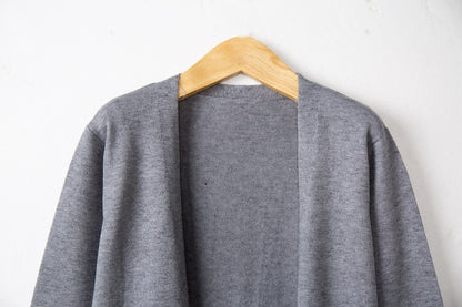 Casual Open Front Oversized Cardigan Sweater