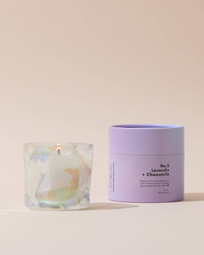 No. 5 Lavandin + Chamomile Candle