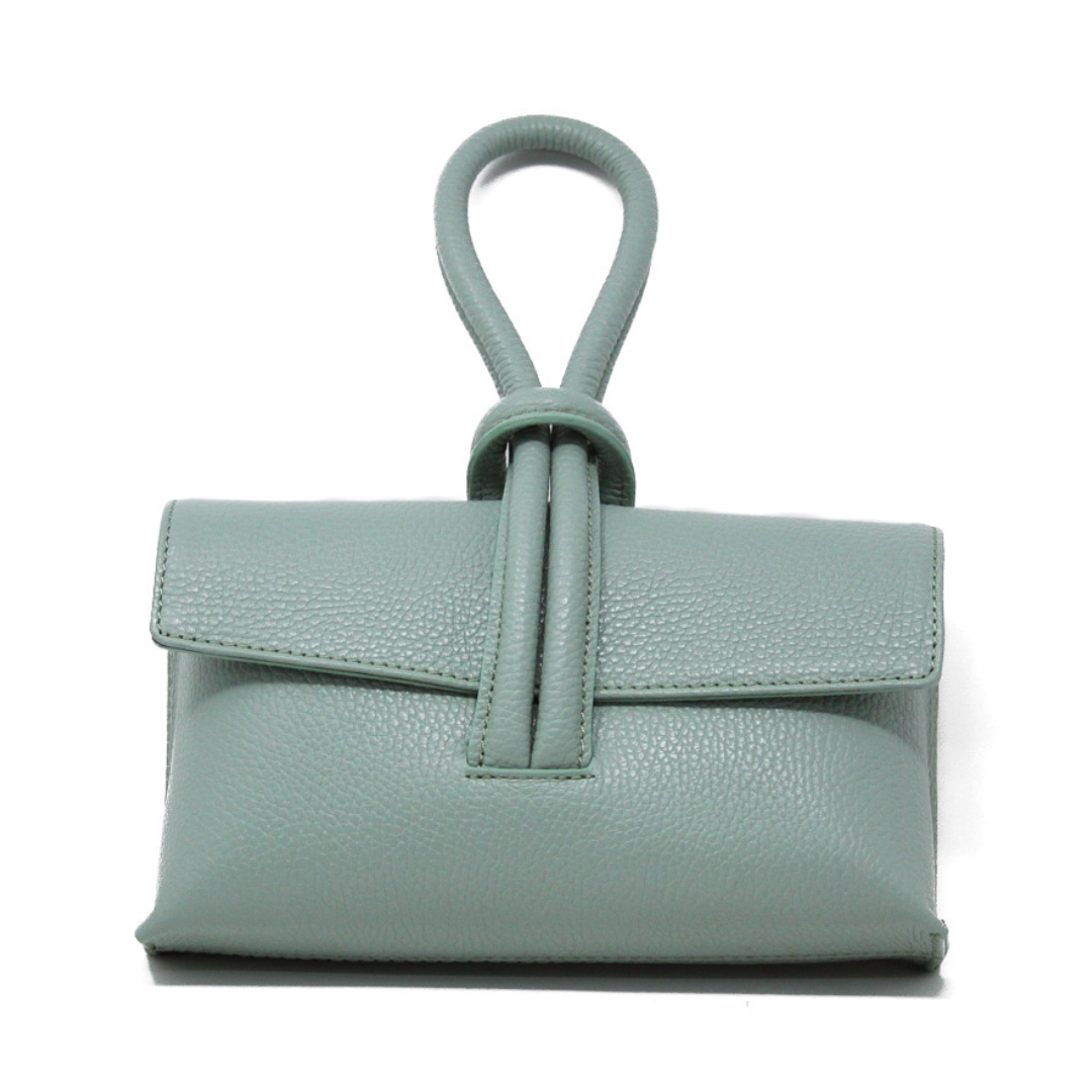 Genuine Italian Leather Wristlet Bag