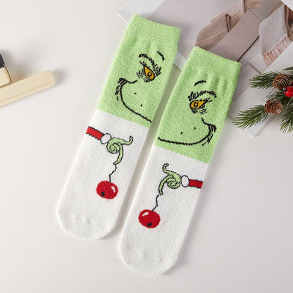 Holiday Pattern Fuzzy Crew Sock Gift Set