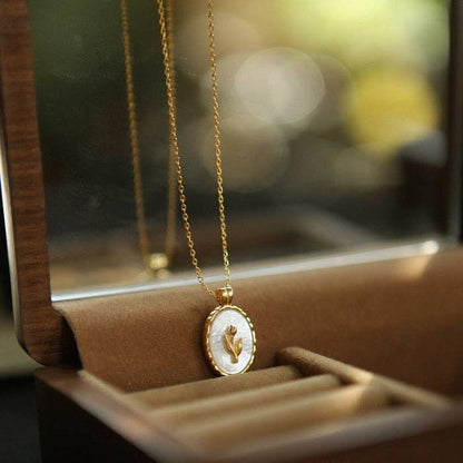 Timeless Tulip Pendant Necklace