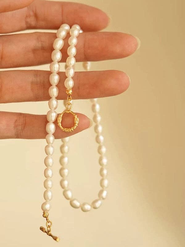 Timeless Pearl Bead Necklace