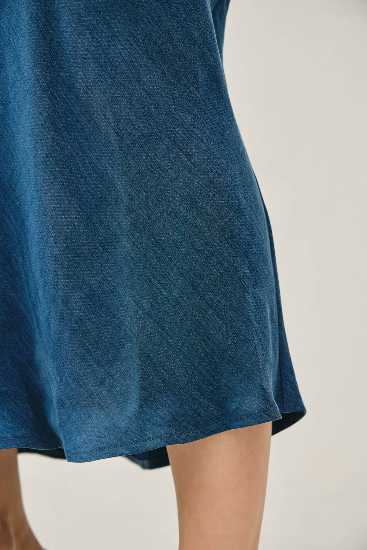 Silky Suede Feel Midi Skirt