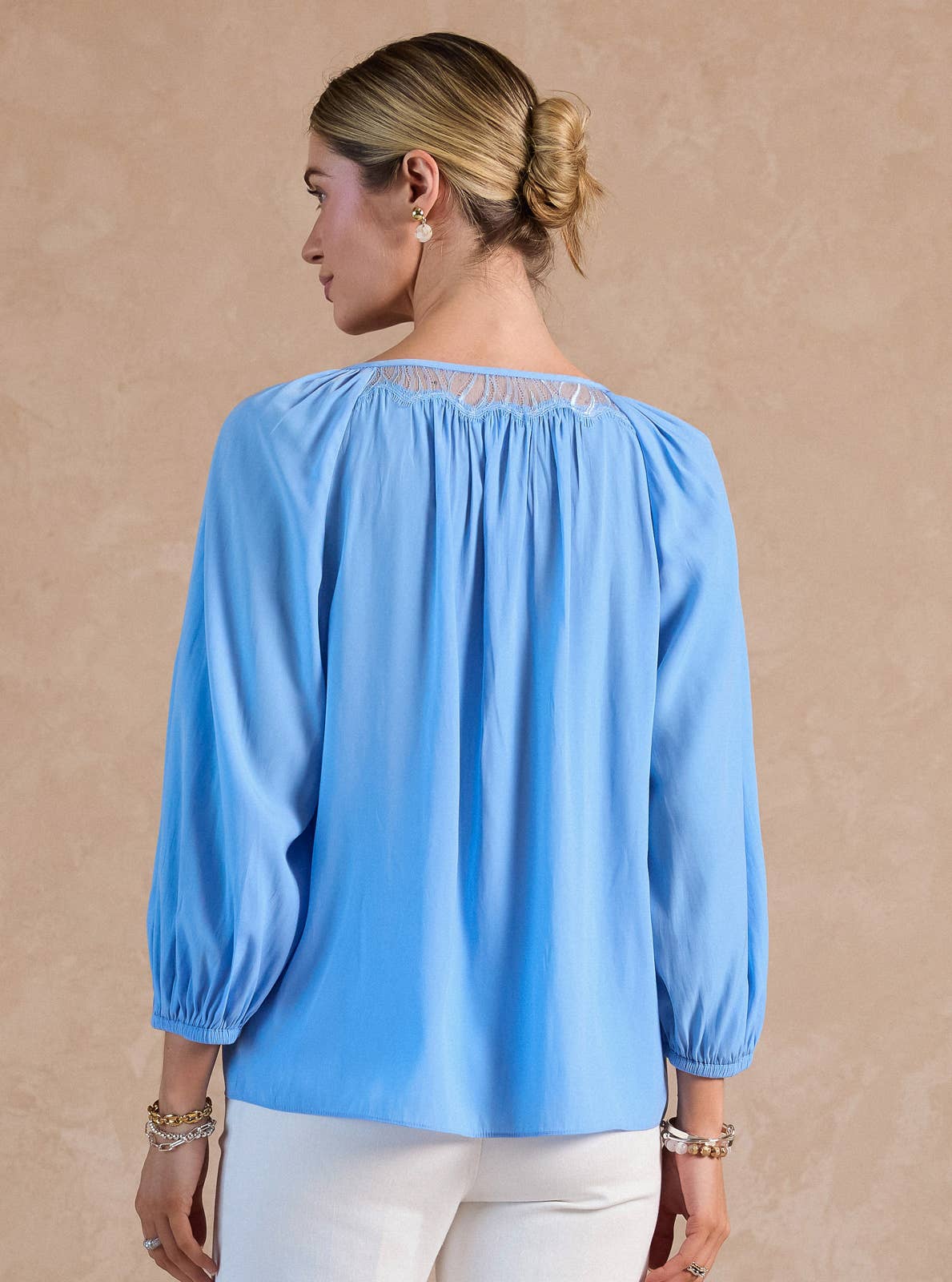 Lace Trim Blouse