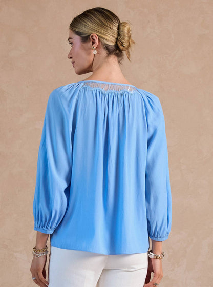 Lace Trim Blouse