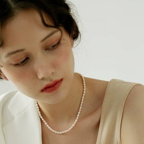 Timeless Pearl Bead Necklace