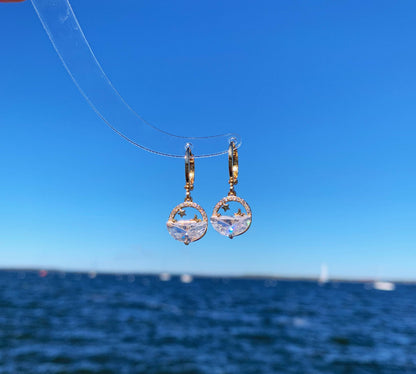 The Midnight Sea Star Drop Earrings