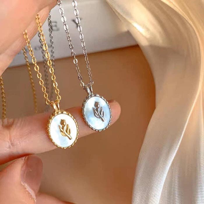 Timeless Tulip Pendant Necklace