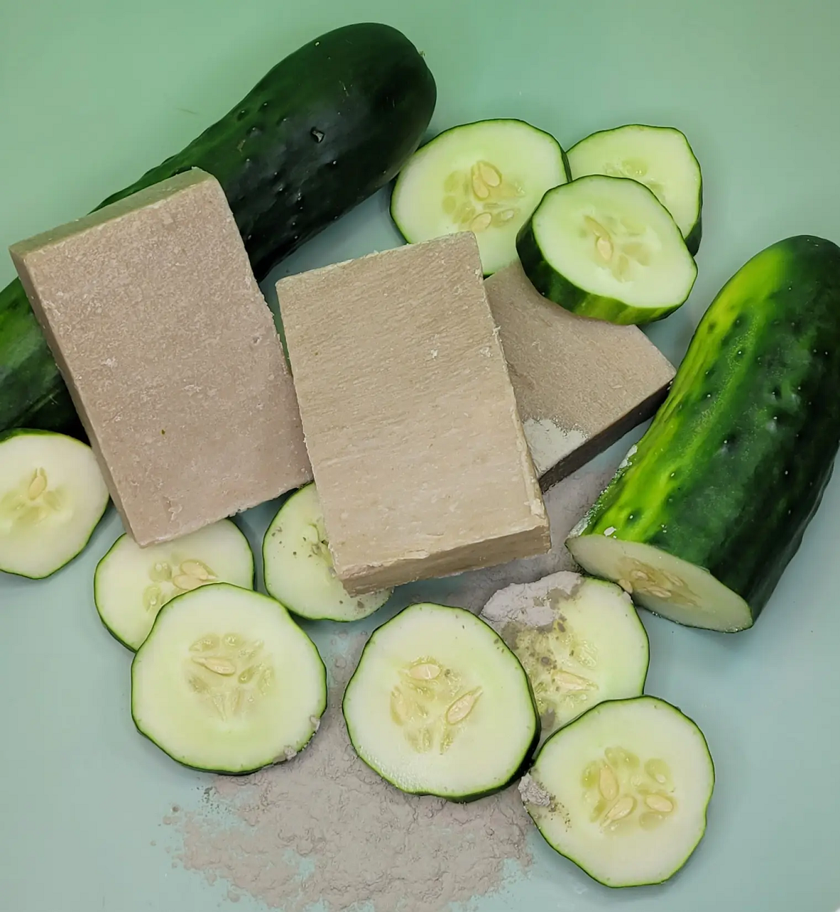 Goddess Cucumber Green Clay Facial Soap