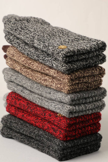 Winter Wool Blend Double Layer Knitted Gloves
