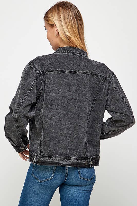 Cotton Casual Denim Boyfriend Jacket