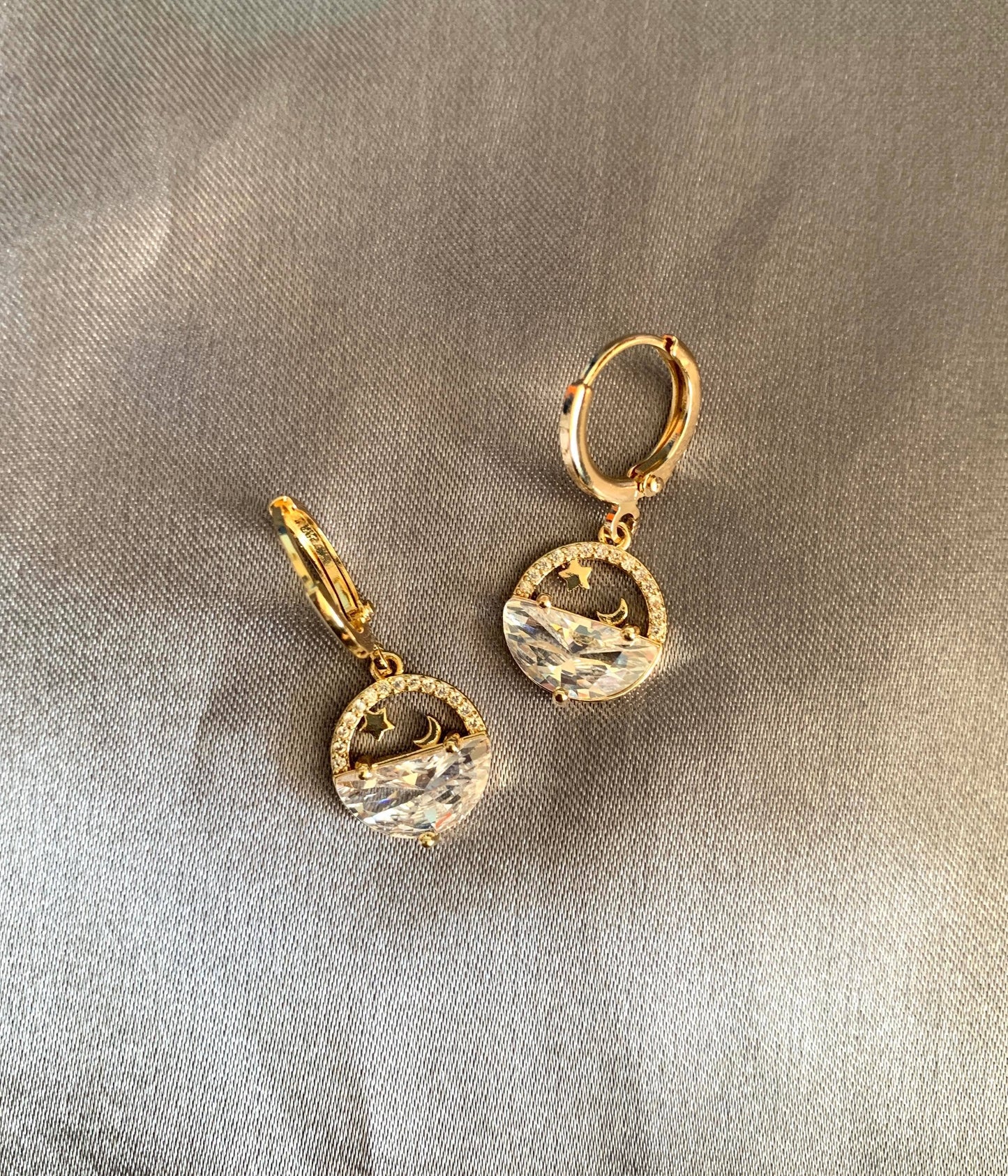 The Midnight Sea Star Drop Earrings