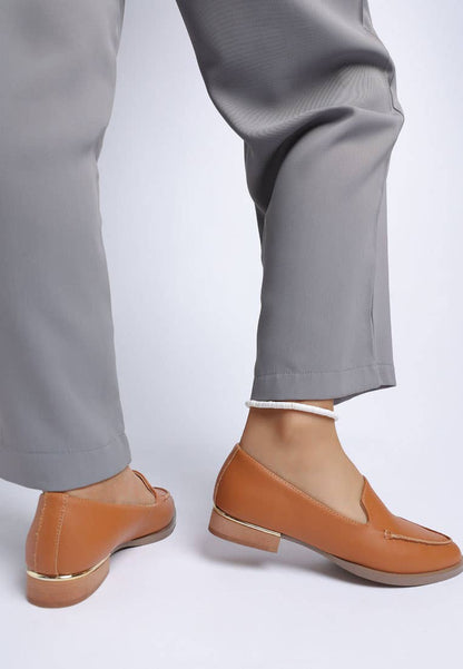 Anna Suede Leather Loafers