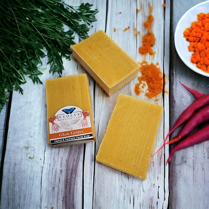Glow Getter Facial Soap – Carrot, Honey & Turmeric, Gentle