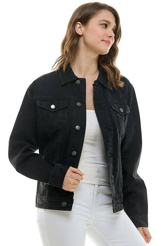 Cotton Casual Denim Boyfriend Jacket