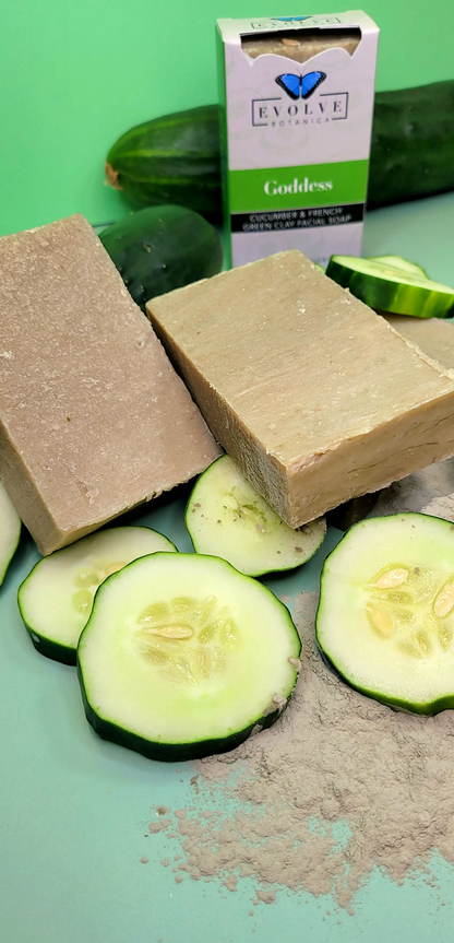Goddess Cucumber Green Clay Facial Soap
