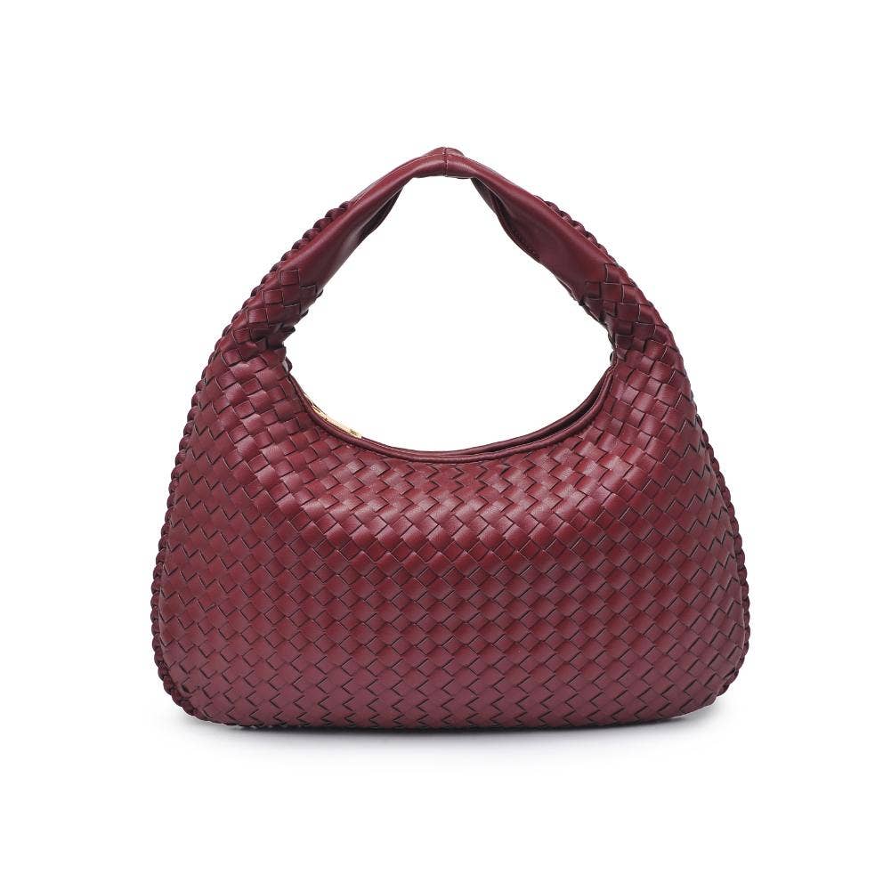 Adela Woven Hobo: Wine