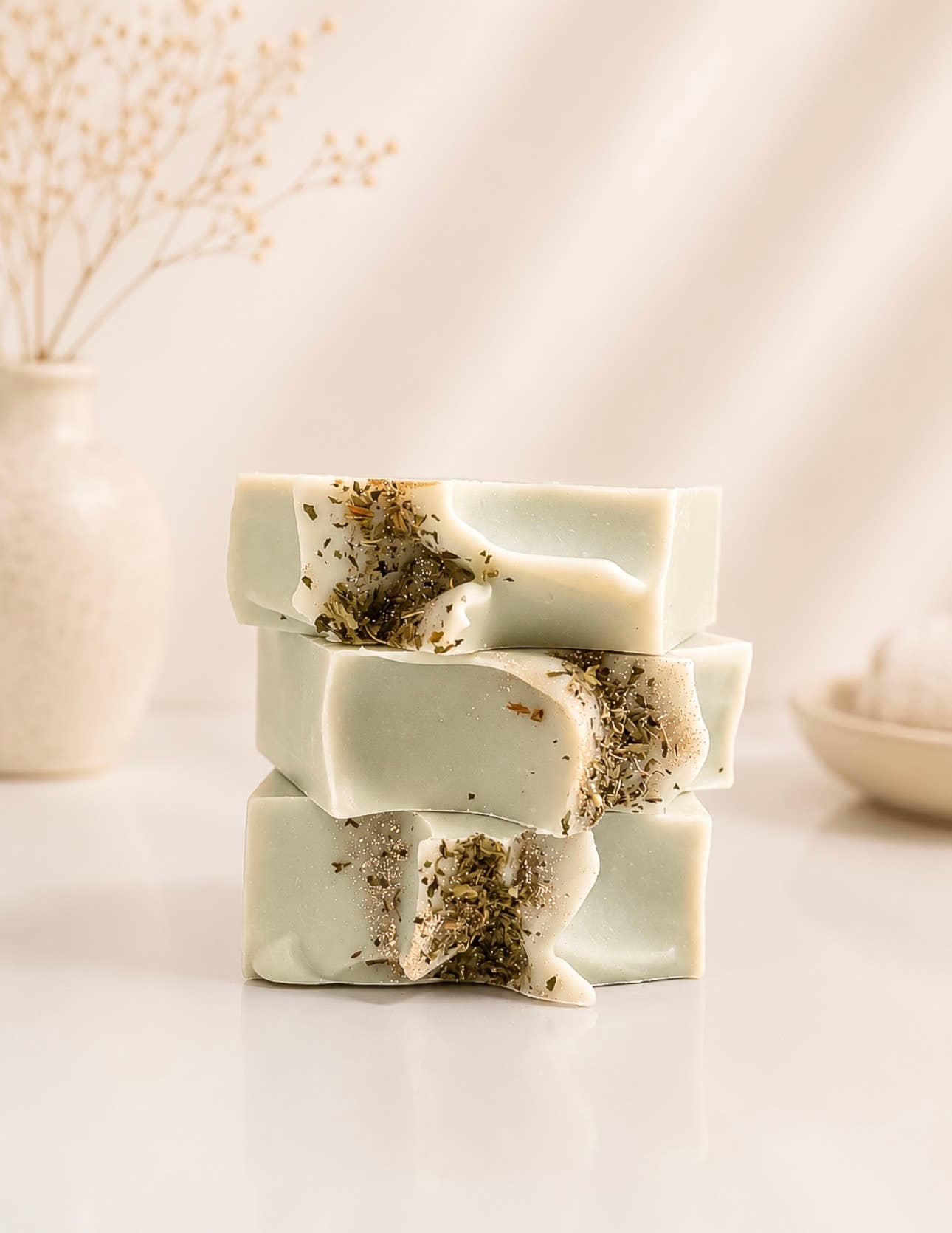 Spirit Glow Home & Body Essentials - Mint & Eucalyptus - Handcrafted Artisan Soap Bar