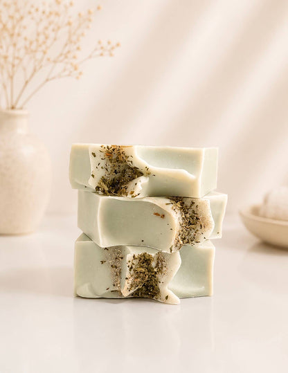 Spirit Glow Home & Body Essentials - Mint & Eucalyptus - Handcrafted Artisan Soap Bar