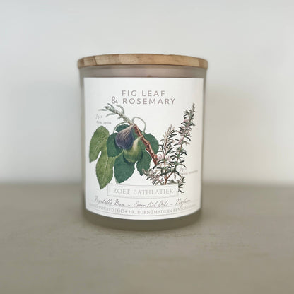Zoet Bathlatier - Fig Leaf & Roesmary / Botanical Candle Collection