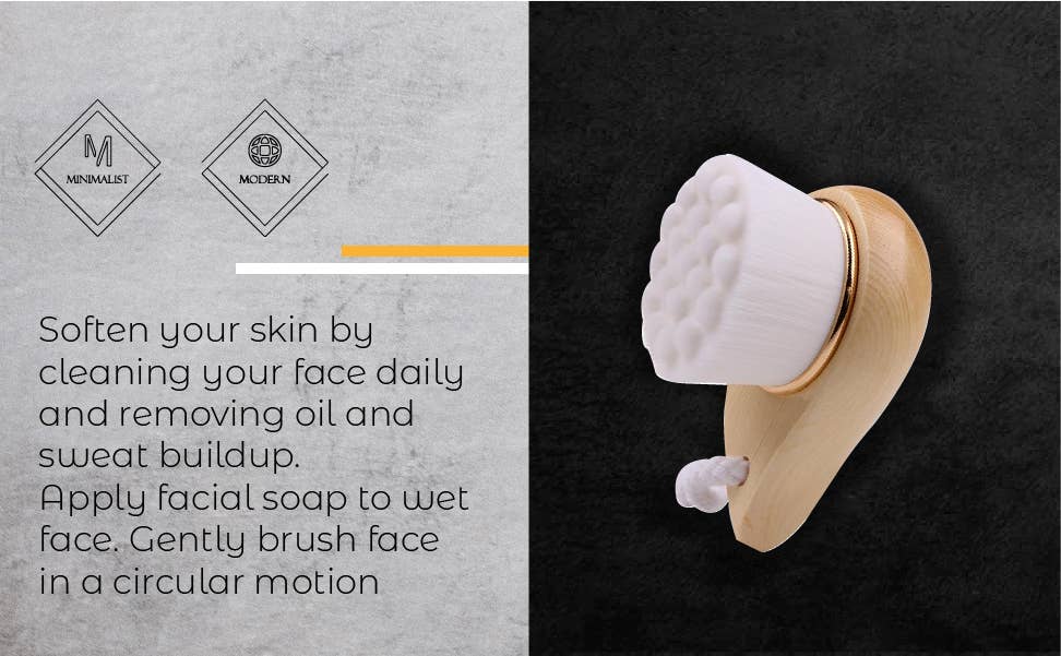 Choixe - Facial Brush with Bamboo Handle