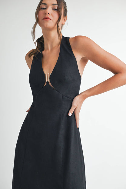 Linen Maxi Dress
