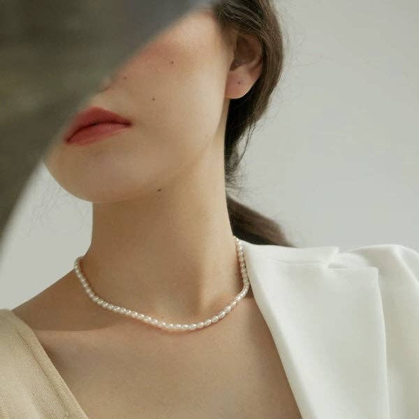 Timeless Pearl Bead Necklace