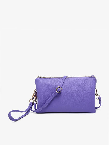 Riley Monogrammable 3 Compartment Crossbody/Wristlet