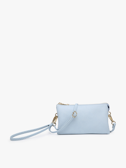 Riley Monogrammable 3 Compartment Crossbody/Wristlet